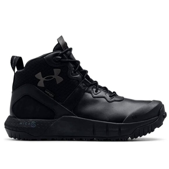 Under Armour Micro G Valsetz Mid Leather Waterproof Tactical Boots Men 10.5 & 13 - Picture 2 of 14